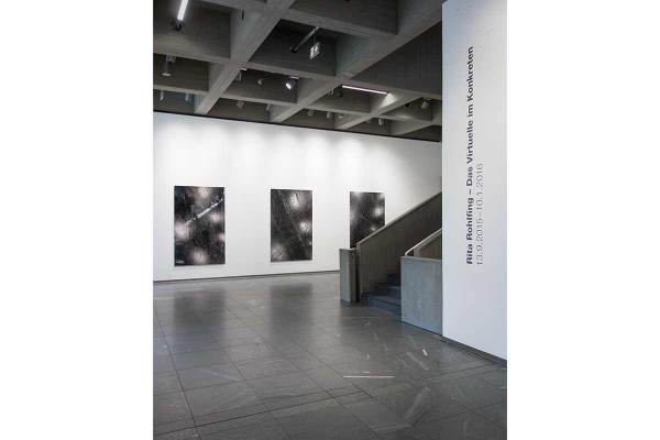 s c h e i n b a r / s e e m i n g l y, 2015, exhibition view: Rita Rohlfing - Das Virtuelle im Konkreten / The Virtual in the Concrete, Clemens Sels Museum Neuss