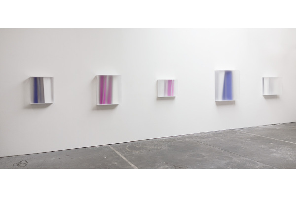 Rita Rohlfing, Color Space Objects, Präsentationsansicht im Atelier / studio Rita Rohlfing