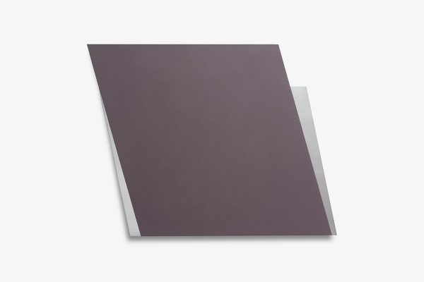 Rita Rohlfing, Color Field Painting, Shaped Aluminum, untitled space, 2000-2013, Aluminium, Lackfarbe, 72 x 93 x 3 cm